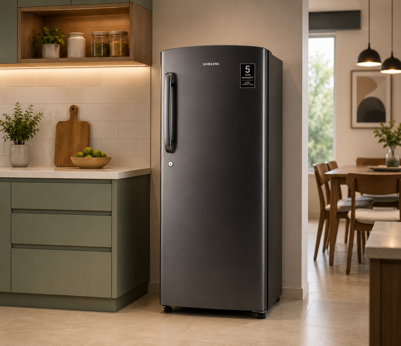 Single door fridge (210 litres)